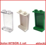 LEGO 87544 PANEL 1x2x3 biały Trans-Clear zielony - 1 szt