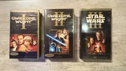 Gwiezdne wojny cz. I, II, III kasety VHS