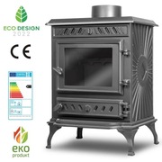 Piec piecyk kominek żeliwny koza KAWMET P3 ECO 7,4 kW wolnostojący