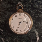 Radziecki zegarek kieszonkowy RAKIETA złocony