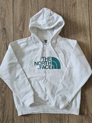 Damska bluza The North Face M biała ściągacze kaptur logo