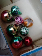 Bombki kule choinkowe PRL 