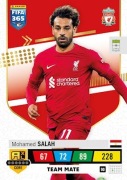 Mohamed Salah 90 Team Mate Karta PANINI FIFA 365 2023