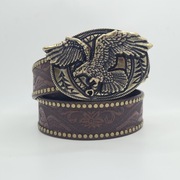 Kowbojski pasek z klamrą orła 