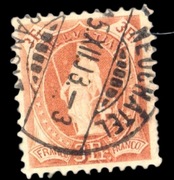 Szwajcaria Mi 64C, 3 Francs, Perf 11x11.1/2, 5.12.1903 Neuchatel