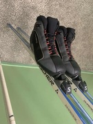 Komplet biegowy Narty Fischer SNS Profil 210cm + Buty Fischer R46 + Kije