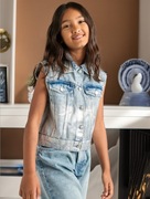 Kamizelka jeansowa dziewczęca 