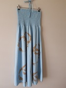 Sukienka midi sukienka na lato błękitna S/M