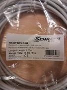 kabel sieciowy,Kabel komputerowy, cat6a 2m