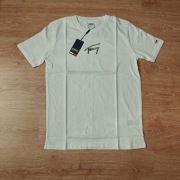 Biały t-shirt Tommy Hilfiger w rozmiarze M i L. 