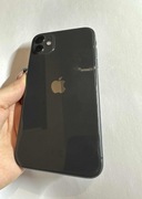 Apple iPhone 11 128GB Czarny – Face ID OK – NIE ŁADUJE KABLEM – USZKODZONY