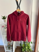 Burgundowa męska bluza z grafiką na plecach 85% bawełna cotton