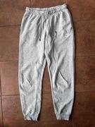 Nike Dresowe Spodnie Szare grey logo haft