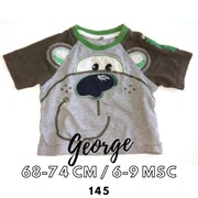 T-Shirt bluzka George 6-9 miesięcy 68-74 cm