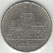 Niemcy NRD DDR 5 marek 1972 A - Miśnia - 29 mm - nr 2