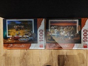 Puzzle dino 2x1000 elementów 