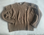 U.S.Polo Assn sweter brąz wełna M