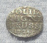 Prusy Książęce Fryderyk Wilhelm I Hohenzollern 1 szyling 1724