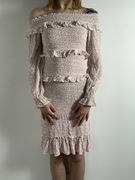 Sukienka hiszpanka w kwiatowy wzór, falbany, wiskoza rozm. XS Bik Bok