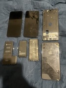 Płyta główna iphone xs max + baterie: 13 mini + bateria xr + 2x wyświet