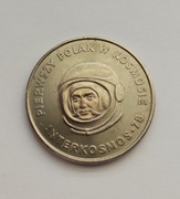 20zł 1978r.Kosmos. CuNi,śr.29mm, waga 10,15g. stan UNC