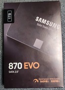 SSD Samsung 870 Evo 1TB, Nowy, 3 lata gwarancji