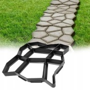 FORMA MATRYCA DO KOSTKI BRUKOWEJ BETONU 4 SZT + PŁYN DO FORM 