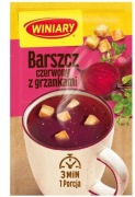 Winiary Zupa instant barszcz czerwony z grzankami 30 szt. 16 g 