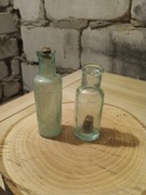 Stare butelki buteleczki medyczne apteczne po lekach 2 szt. 