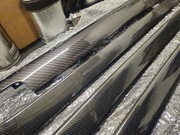 Kompletny zestaw listew karbonowych dekor listwa Audi S4 B6 / B7 Carbon EU