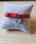 Bransoletka na szczęście kokardka czerwona ROBLOX six seven