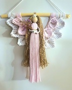 Aniolek wiszący prezent  handmade  34 cm