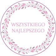 OPŁATEK URODZINOWY NA TORT Z KWIATAMI