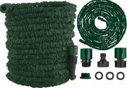 WĄŻ OGRODOWY ROZCIĄGLIWY ELASTYCZNY PARKSIDE Z ZESTAWEM ZŁĄCZEK 1/2 3/4 30M