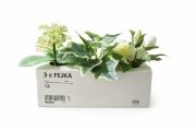 3 szt. mała fejka Ikea doniczka wys. 6 cm - cena za komplet 3 sztuk