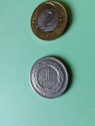 1994 1 i 2 zł - 2 monety stan 
