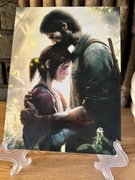 Joel i Ellie. The last of Us. Metalowy obraz