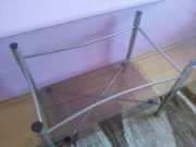 Stolik szklany blat 60x140cm