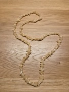 Naszyjnik z drobnego kalcytu