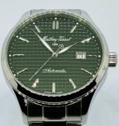 Mathey - Tissot H411ATAV Automatic – Green Dial – FullSet – Jak Nowy
