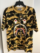 A Bathing ape 1st Camo shark Yellow