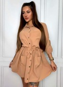 Sukienka by Mielczarkowski camel koszulauniwersaln