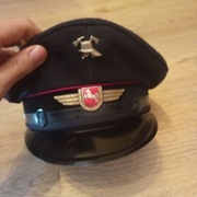 Stara Czapka Straży Pożarnej Niemcy