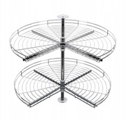 Kosz narożny- Półka obrotowa 3/4 koła fi- 815 CHrom