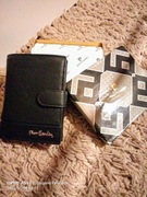 Portfel Męski Pierre Cardin Skórzany Pionowy Zapinany NOWY NIEUŻYWANY