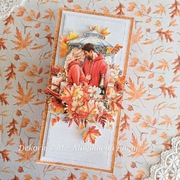 Kartka, ręcznie robiona, urodziny, Rocznica