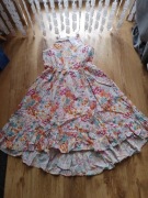 H&M cudna sukienka szyfon w kwiaty r. 170cm s/m nowa