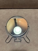 Lusterko składane okrągłe – dwustronne, 14 cm, używane