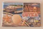 Magnes na lodówkę USTKA Błtyk Mielno Gdańsk Hel Jurata Sopot Serbinowo(1K).