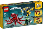 Lego Creator 3w1 31130 Wyprawa po zatopiony skarb